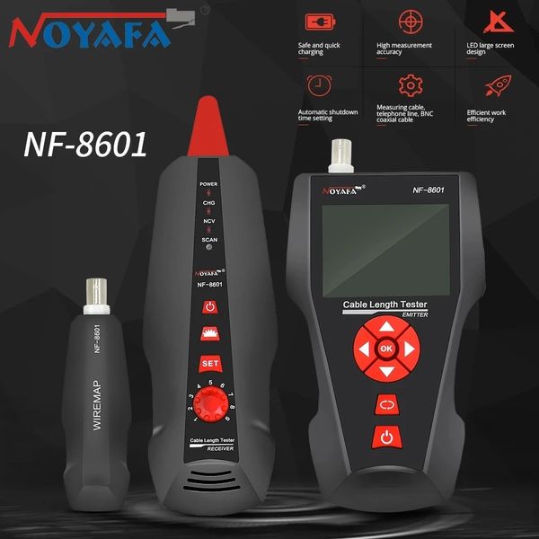 

noyafa nf-8601 lan tester professional wiring finder network tools cable tracker detector network cable tester rj45 wire tracker