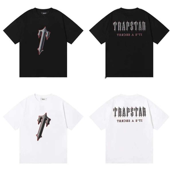 

trapstar mens shorts and t shirt set tracksuits designer couples towel embroidery letter men's sets womens round neck trap star sweatsh, Gray