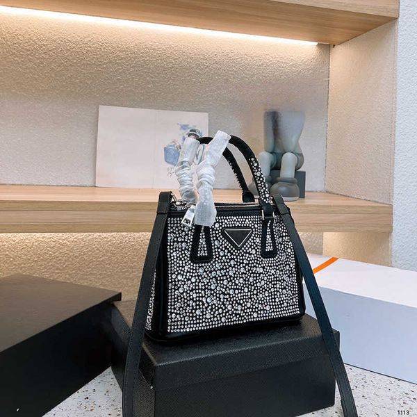 

triangle designers tote bag diamonds totes women designer bag luxury handbag rhinestones shoulder crossbody bags lady evening pouch party ha