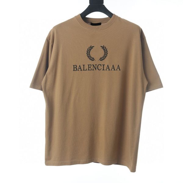 

men's plus tees & polos round neck embroidered and printed polar style summer wear with street pure cotton e12rf, Black;brown