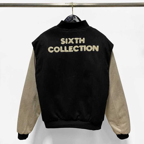 

men's jackets fog winter letter black single breasted casual side seam jack bag regular loose t230317, Black;brown