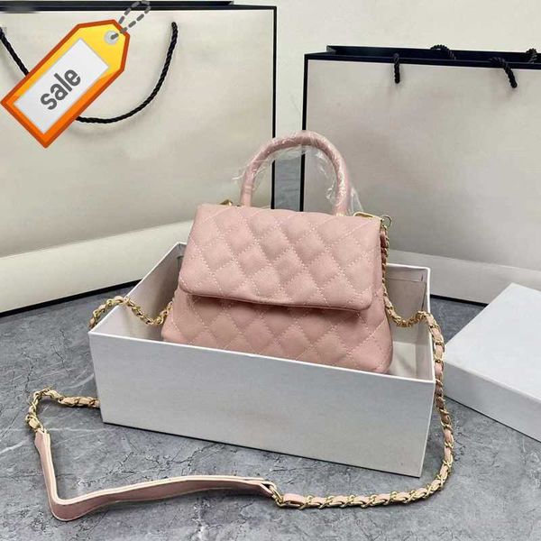 

luxury women's brand designers handbags fashion little fragrant rhombus chain tote bags caviar portable everything shoulder crossbody b
