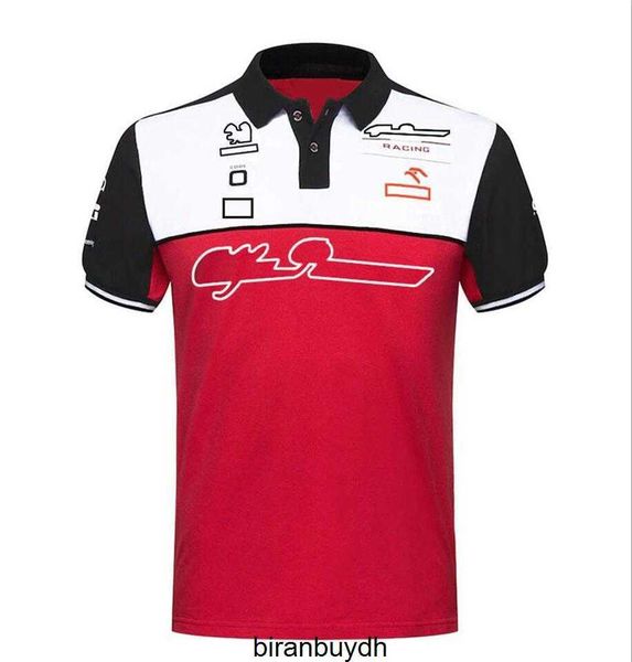 

cycling men's t-shirts f1 team polo shirt new season formula one with the same overalls and customized uniforms, White;black