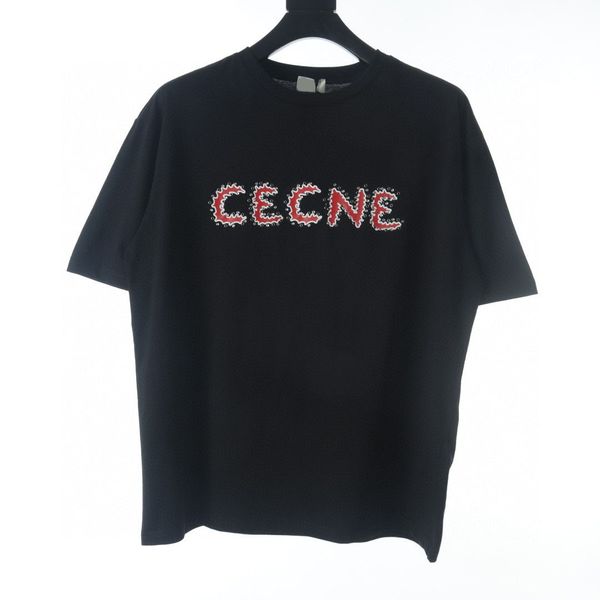 

men's plus tees & polos round neck embroidered and printed polar style summer wear with street pure cotton eg1sw1, Black;brown