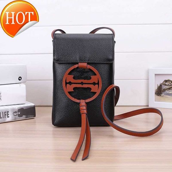 

luxury brand designer mobile phone bag crossbody bags handbag 2023 new women's texture cowhide one shoulder oblique small mini purse gi
