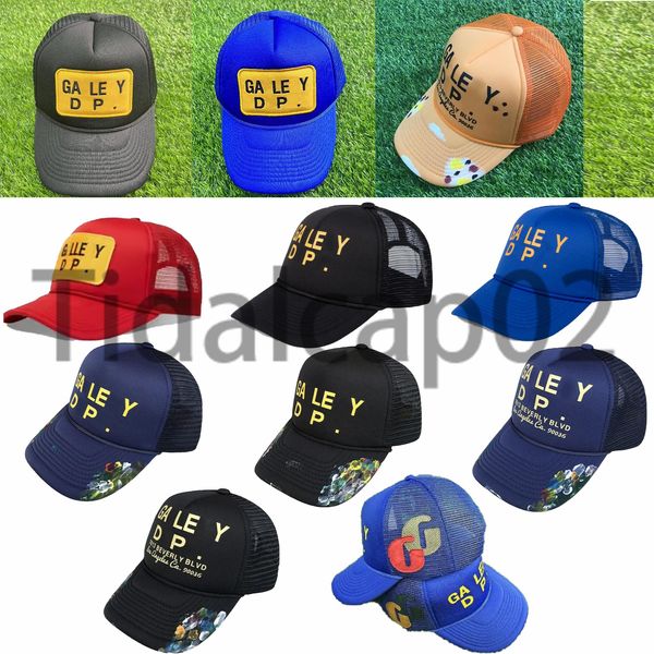 

ball caps latest patch embroidery men's casual galleryes lettering curved dept brim baseball cap fashion letters hat printing, Blue;gray