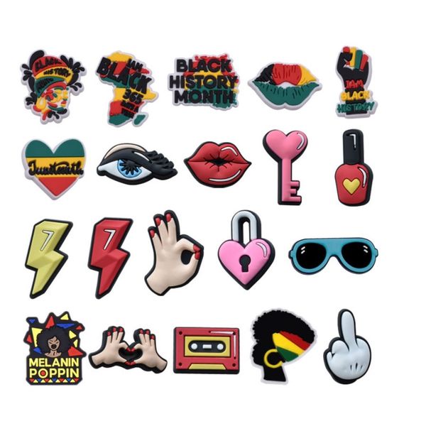 

charms shoe pvc black cartoon croc decoration buckle accessories clog pins charm buttons sports baseball, White;pink