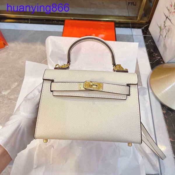 

designer kelys bags herms's handbags second generation palm print mini bag messenger milkshake white mobile phone celebrity yvb7 havezx