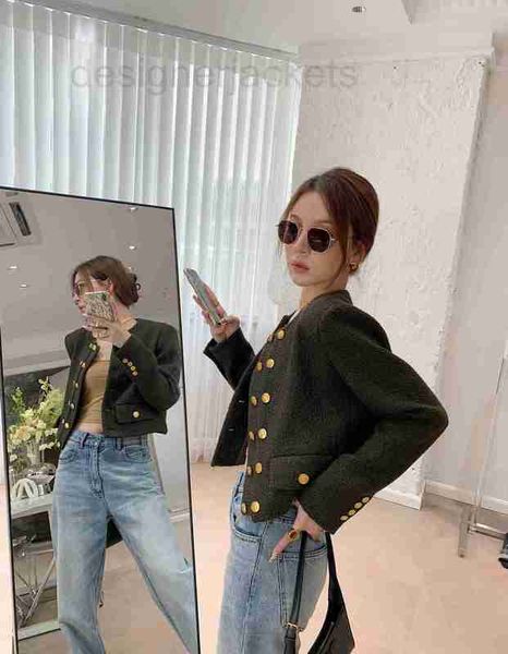 

women's jackets designer brand jacket new women autumn winter fashion overcoat jacket high-end tweed casual spring coat cardigan birthd, Black;brown