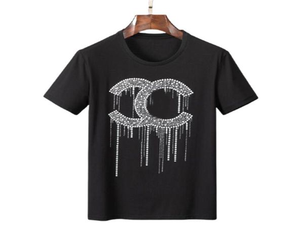 

21ss high qaulity mens designers tees print letter black white t shirts fashion casual couples short sleeves tee comfortable men w6082739, White;black