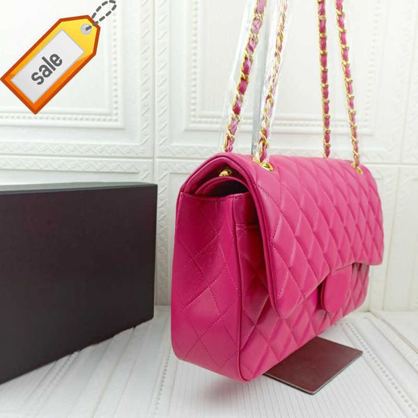 

luxury designer shoulder bags ladies classic diamond envelope bag new fashion gold/silver metal hardware shoulder chain diagonal cross bag f