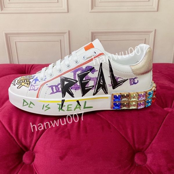 

mens designer sneaker casual shoes calfskin leather white green letter overlays platform fashion luxury sneakers2023, Black