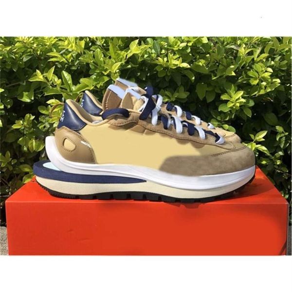 

authentic sacai waffle ld waffle outdoor shoes men women sesame blue void white dark iris campfire orange sail black noir sneakers229z