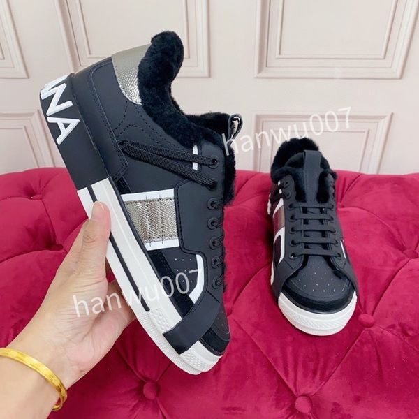 

2023 men classic casual shoes designer sports skateboarding shoes mens womens sneakers velvet heelback dress, Black