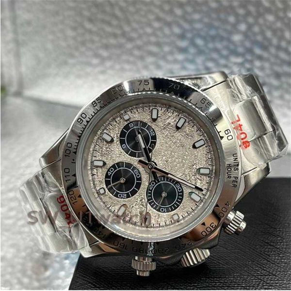 

r olex 2022 mens watch master design sports automatic movement gold stainless steel strap waterproof ice blue luminous with box, Slivery;golden