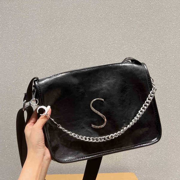 

bags for women chain shoulder bag designer handbag luxury leather square crossbody messenger bag fashion ladies purses 220917