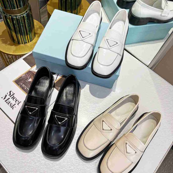 

lady designer casual shoes triangle thick sole double wheel nylon sneakers women white canvas luxury low leather shoes 3l8b, Black