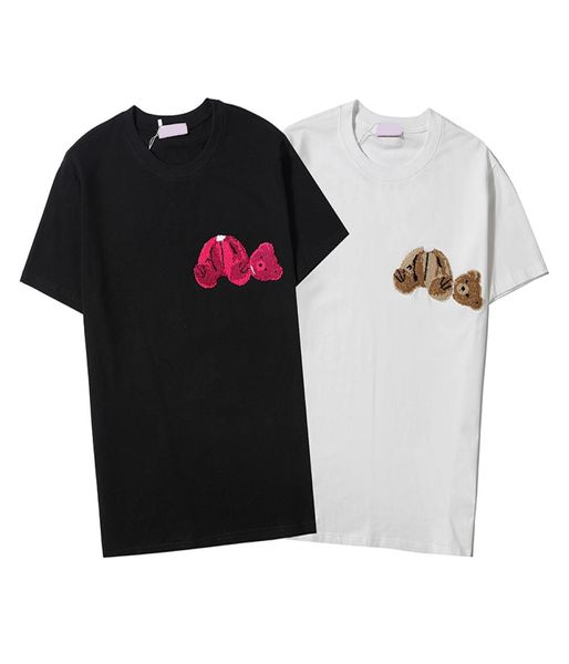 

summer fashion mens womens designers tee for men s palms letter embroidery tshirts clothing short angels sleeved tees teddy b9878351, White;black