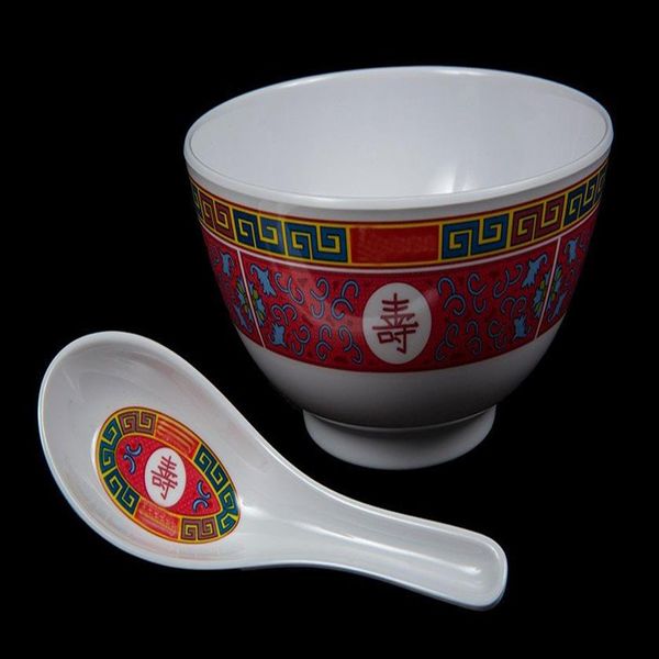 

16 noodle bowl longevity soup set hiking and camping household cutlery215y