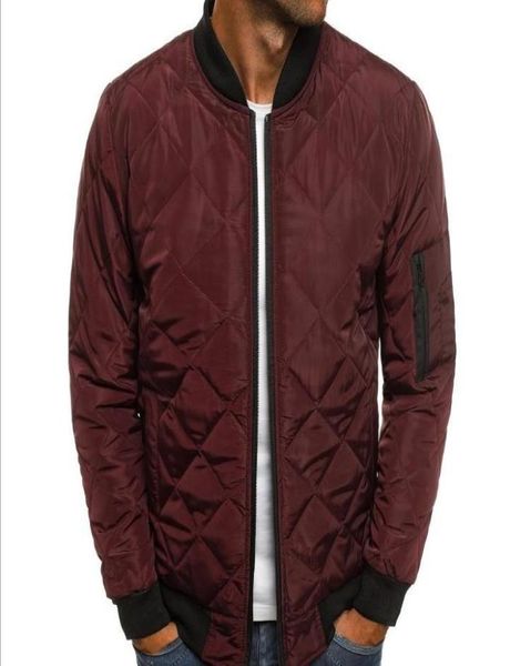 

men039s jackets 2021 padding bomber jacket male autumn winter diamond quilting padded windproof outwear overcoat pilot2448496, Black;brown
