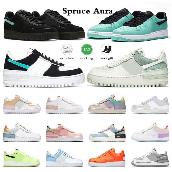 

size 36-45 me women shoes 1 shadow platform casual sneakers spruce aura pistachio frost triple white black aurora arctic punch womens sports