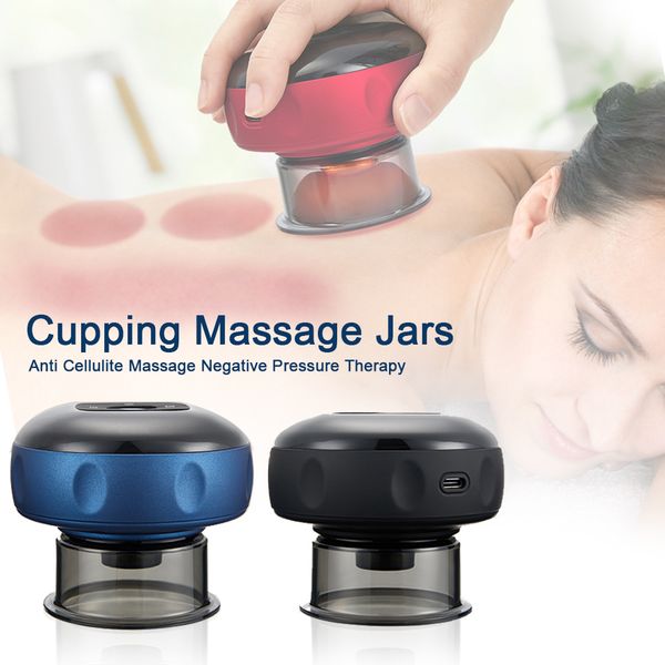 

full body massager cupping jars vacuum suction cups anti cellulite for body negative pressure therapy fat 230317