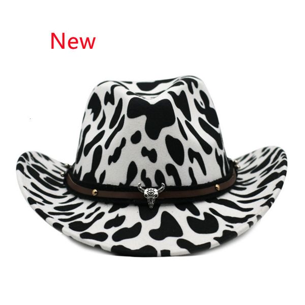 

wide brim hats bucket hats cow hat with accessories fedora hat cowboy pattern hat female summer style hiphop retro sunscreen western curly c, Blue;gray