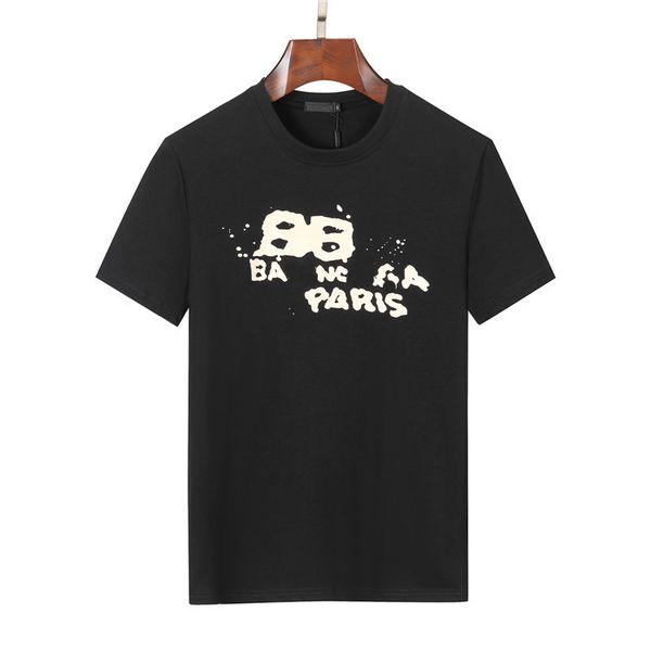 

2023 summer mens designer t shirt casual man womens tees with 100% cotton letters print short sleeves sell luxury men hip hop clothes asian, White;black