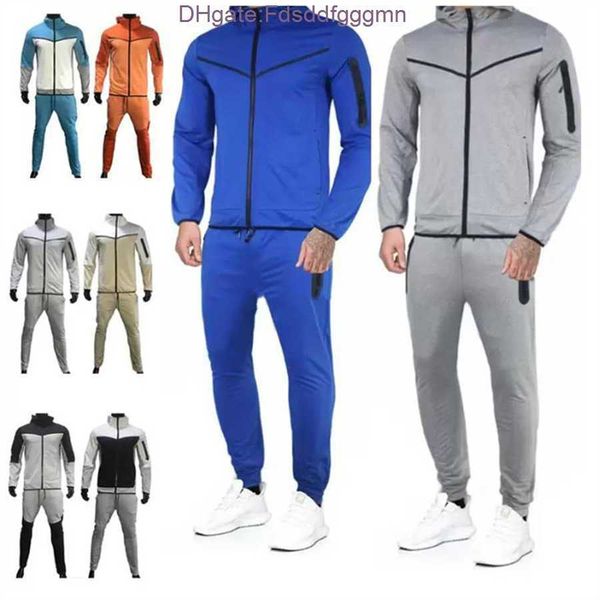 

men sport set autumn sportswear men's tracksuit two piece sets casual jackets&trousers sweatsuit running jogging suit plus size 3xl hg7, Gray