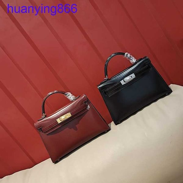 

herms's kely forbags women box cowhide plain smooth women's high grade fashionable portable one-shoulder messenger super value qua