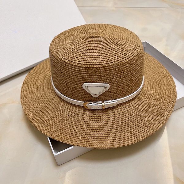 

wide brim straw bucket caps hats fedoras for mens womens designer sun protection spring summer fall beach vacation getaway flat headwear wit, Blue;gray