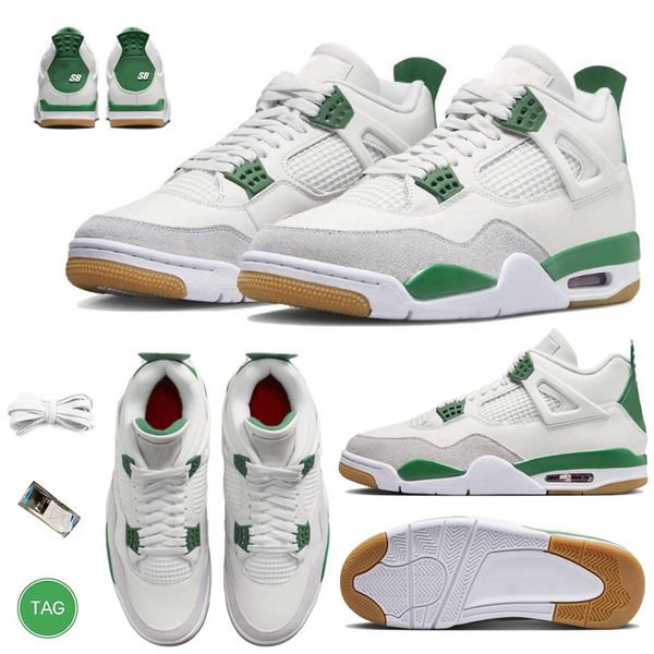 

pine green 4s mens basketball shoes dr5415-103 4 x pine green neutral grey white men women sneaker fashion trainers sports shoe outdoor