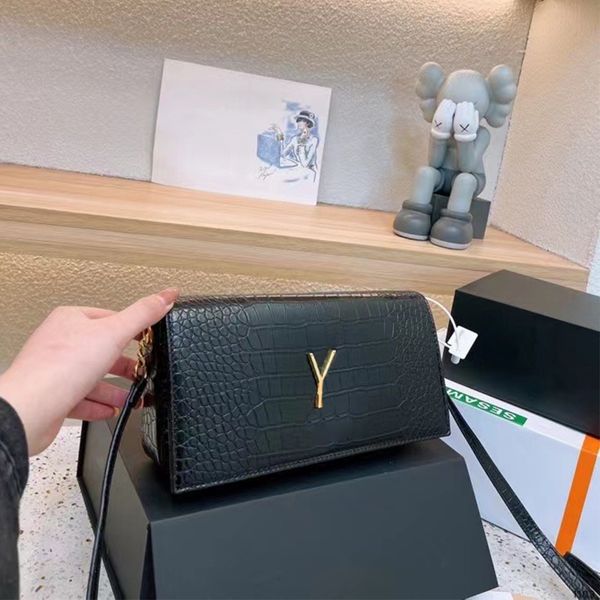 

designer shoulder bag handbag lady crossbody bag for women fashion bags alligator pattern genuine leather chains handbags leather hobo chain