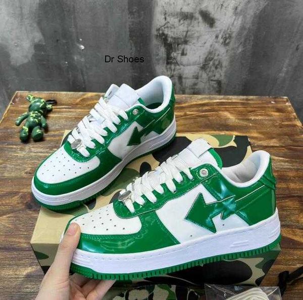 

bapestasta tennis shoes sneakers m1 designer casual shoes low leather classic ape shape medicom camouflage sk8 size 35-45