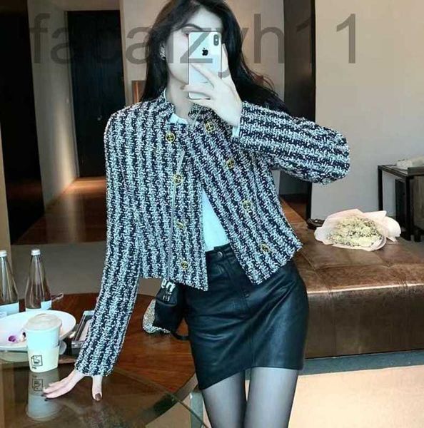 

designer women's brand jackets 2022 new autumn winter women coat high-end fashion tweed spring women's down mother's day gift, Black;brown