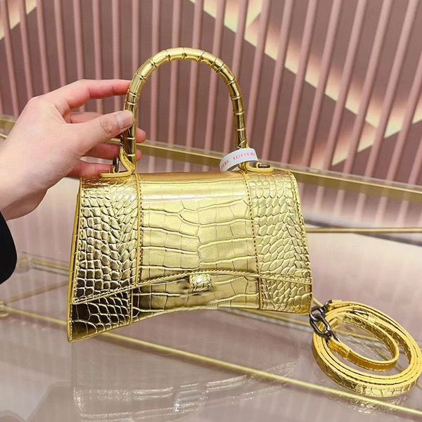 

5a luxury designer handbags tote women lady bag straps shoulder mini style crossbody purse genuine leather crocodile graffiti wallet upgrade