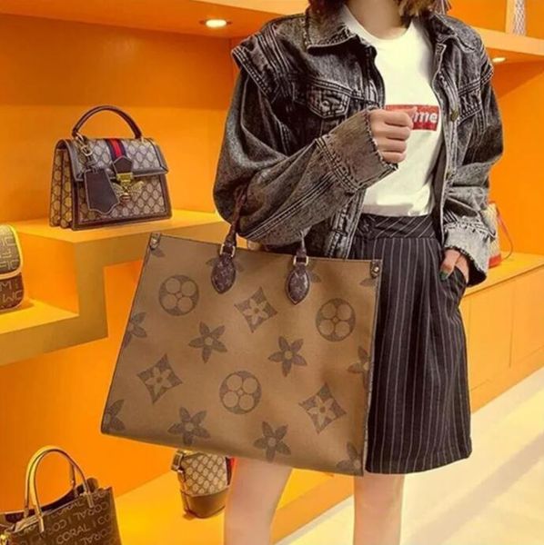 

2023 shoulder bags designers womens handbags purse tote bag ladies casual tote pvc leather shoulder tote female shopping big purse