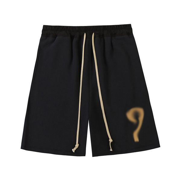 

designer mens shorts high street print drawstring pant elastic waist outdoor fitness sport pants casual breathable short quality 11f90c, White;black