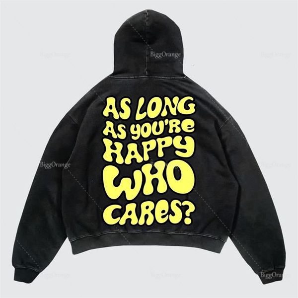 

mens hoodies sweatshirts oversized letter print streetwear zip hoodie vintage high street sweatshirt goth harajuku jacket y2k hoodies men 23, Black