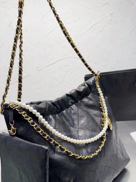 

diamond women's bag handbag shoulder bag crossbody bucket bag pearl chain street fashion large capacity tote shopping bag stand bag bla