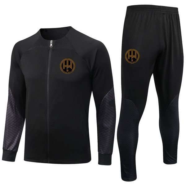 

2023 hackney wick fc soccer mens tracksuits sportswear sets sports casual sweatershirts sweatpants jackets pants football training suits kit, Gray