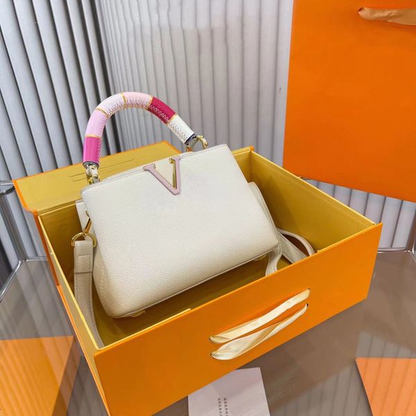 

tote bags original style quality genuine leather v lock presbyopia totes palladium decoration postman bag portable female handbag shoulder b