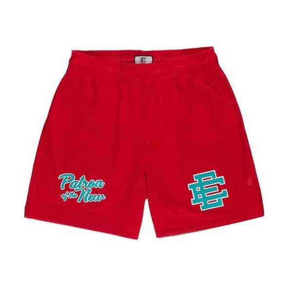 

men's shorts american fashion ericemanuel ee shorts sports mesh capris oversized loose shorts men, White;black