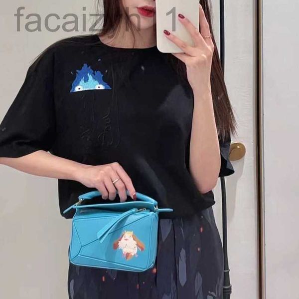 

women's t-shirt designer 2023 new mobile castle branded embroidery flame short-sleeved t-shirt couple summer ucfk, White
