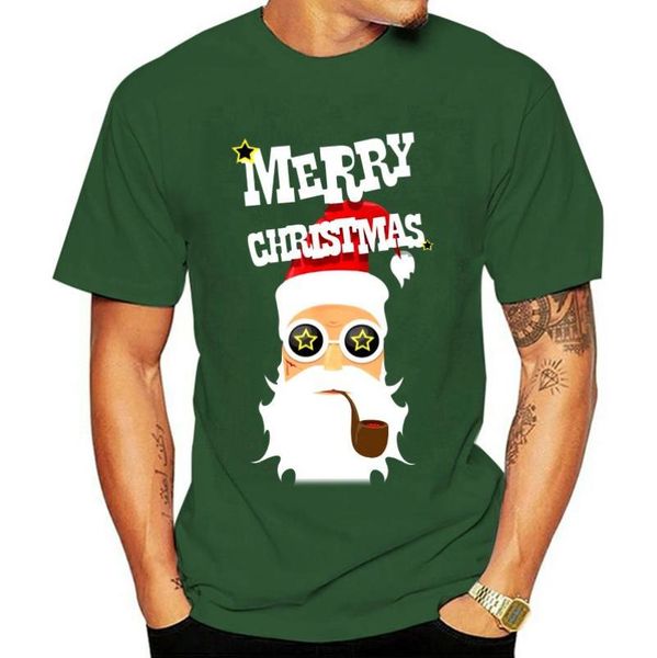 

men039s tshirts men t shirt crazy santa love his pipe women tshirt3854227, White;black