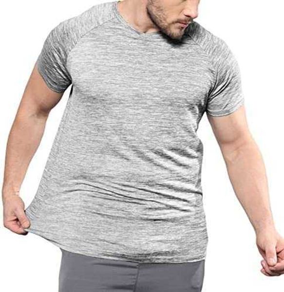 

tshirts for mens fashion sport shirts slim fit t-shirt men short sleeve shirts workout v neck tee shirt f7m, White;black