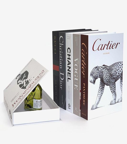 

luxury simulation fake books for decor openable storage box modern simple coffee table villa le home bedroom room props 2206186468999