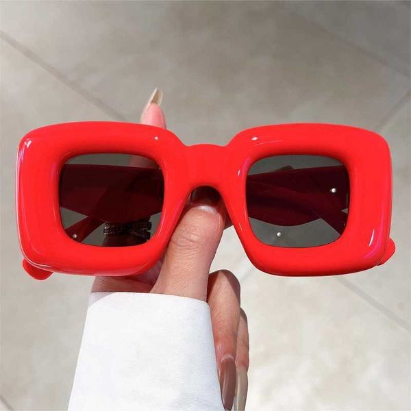 

sunglasses kammpt oversized square sunglasses men women fashion inflated frame shades eyewear trendy new design uv400 goggle sun glasses g23, White;black