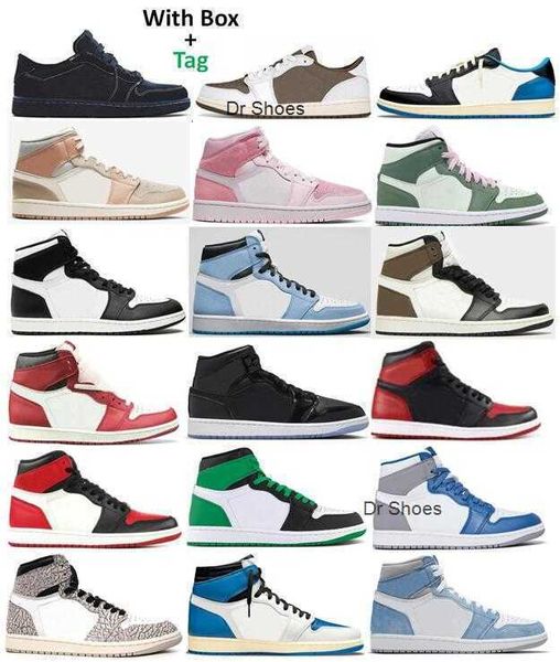 

1s basketball shoes 1 ts fragment university blue dark mocha mid space jam panda 2023 bred chicago lost and found white cement milan twist