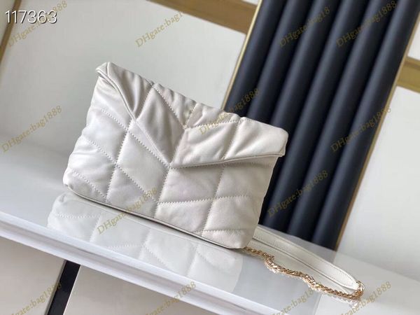 

7a classic women's bag designer handbag upgrade chip version shoulder bag loulou mini cloud bag fashion sheepskin space bag chain strap